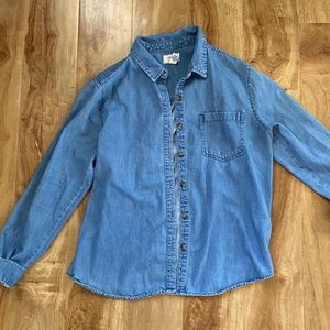 ⚡️Jean button up⚡️